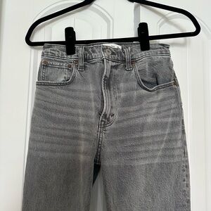 Abercrombie & Fitch Gray Straight Jeans